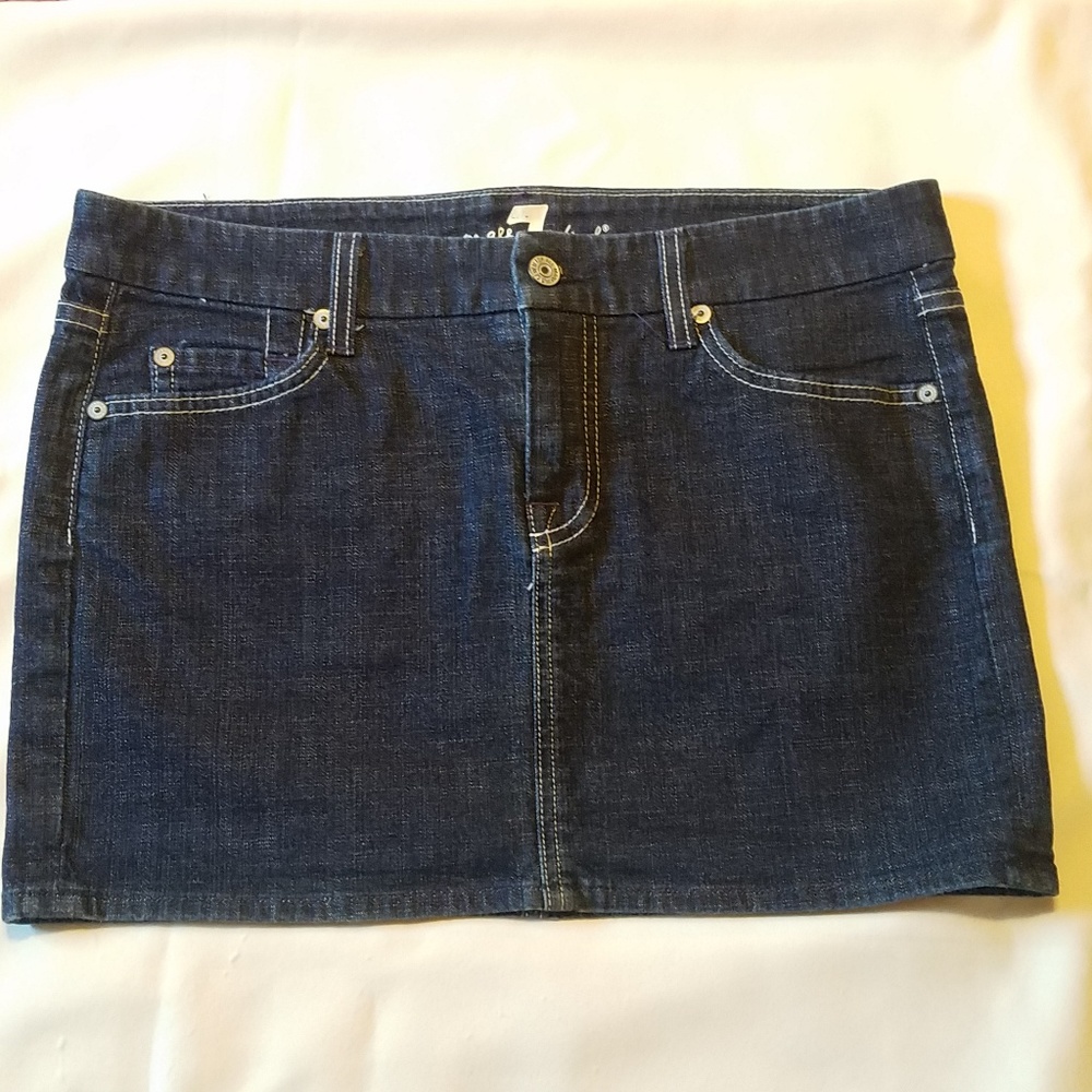7 for allmankind Denim skirt NWOT